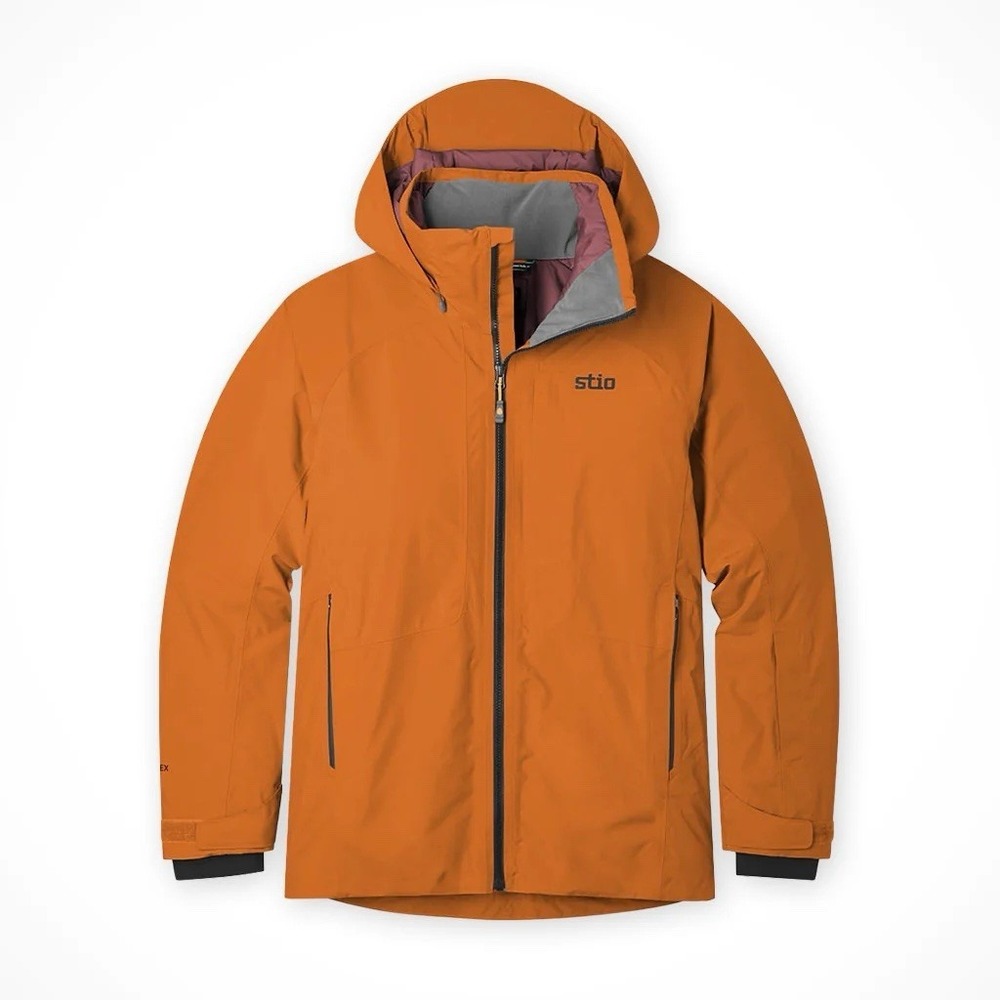 Stio Men's Doublecharge Insulated Jacket Gore-Tex Bonfire NWT Small $450 MSRP